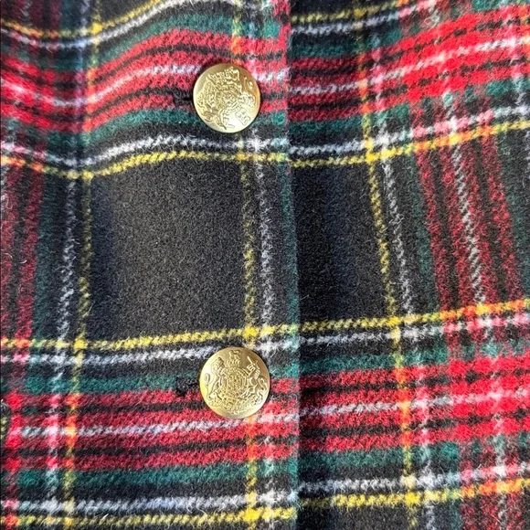 J. Crew tartan plaid 2 button school boy blazer wool NWOT size 14 - Picture 8 of 14